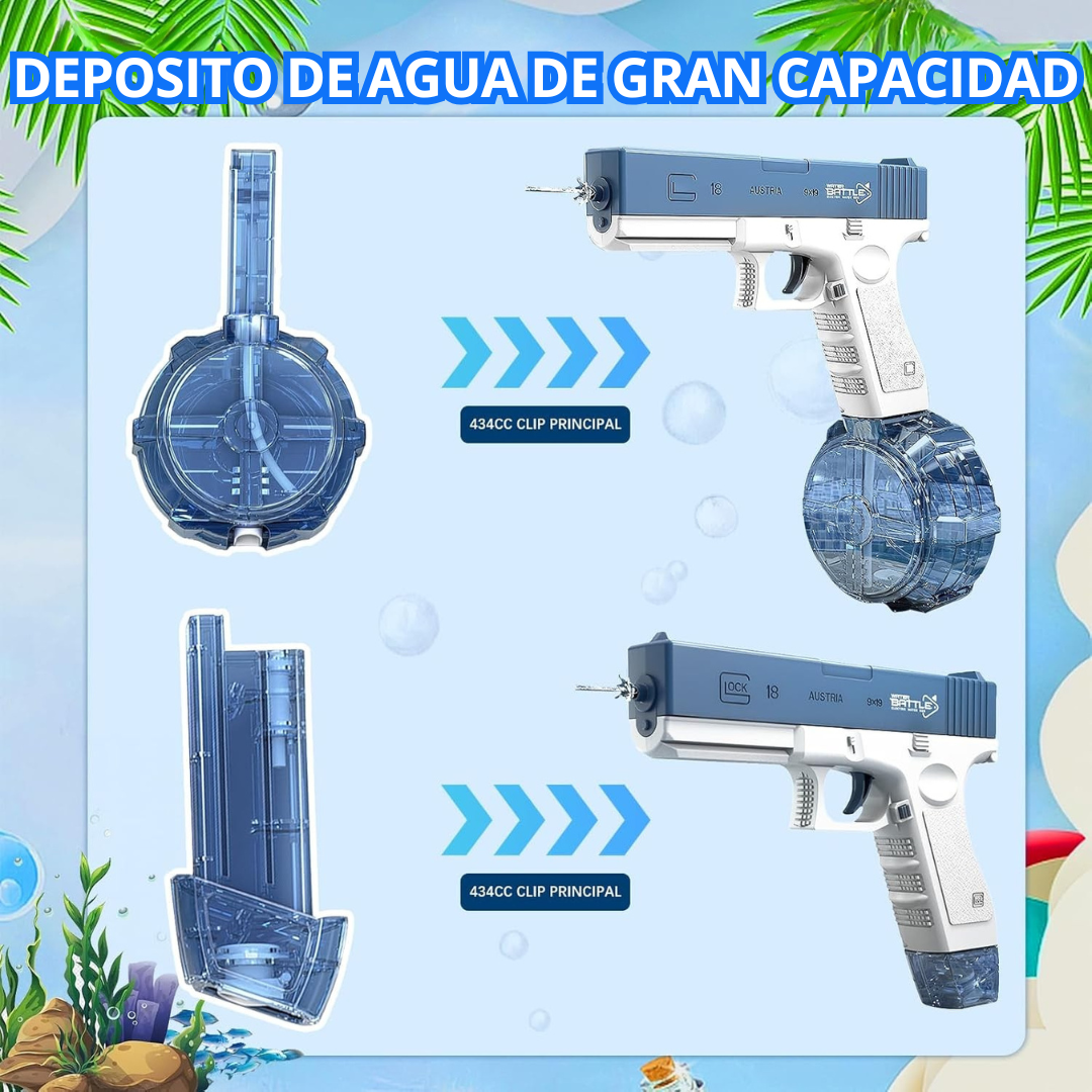 Pistola de Agua Recargable